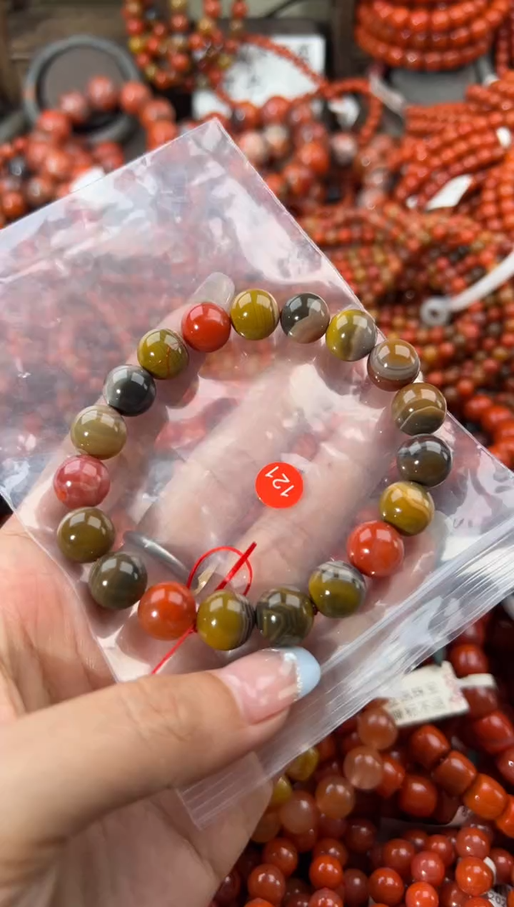 未镶嵌手串南红玛瑙8+