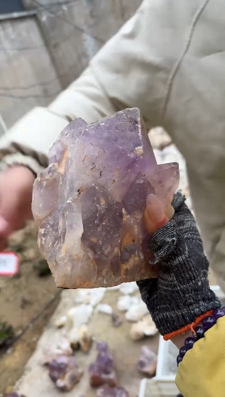 【闪购商品】摆件未镶嵌水晶紫水晶簇 249