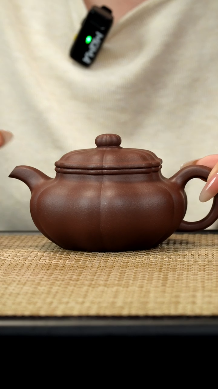 【闪购商品】紫砂茶壶40底槽清葵仿古220c