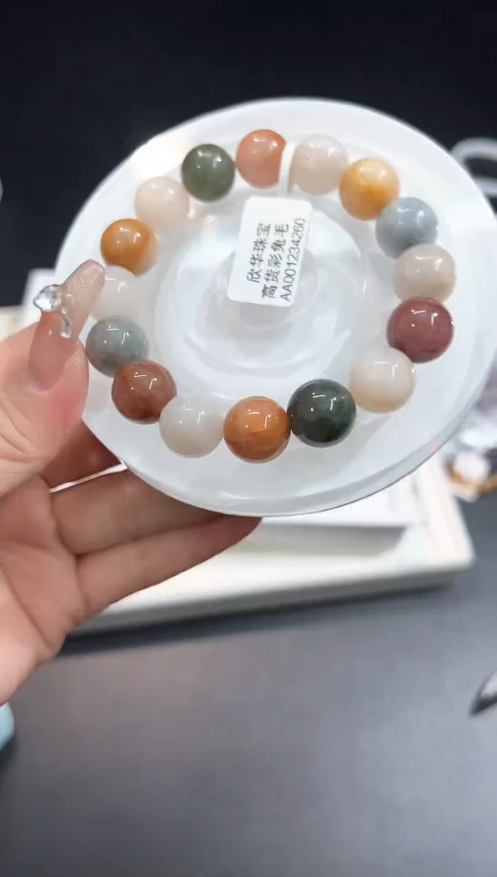 手串未镶嵌水晶25b多样性发其一/1条默认微瑕