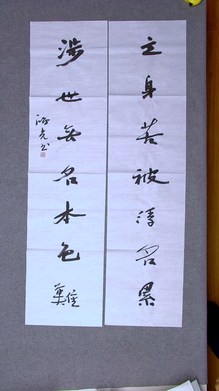 书法郭鸿光银川八平尺138*34*2