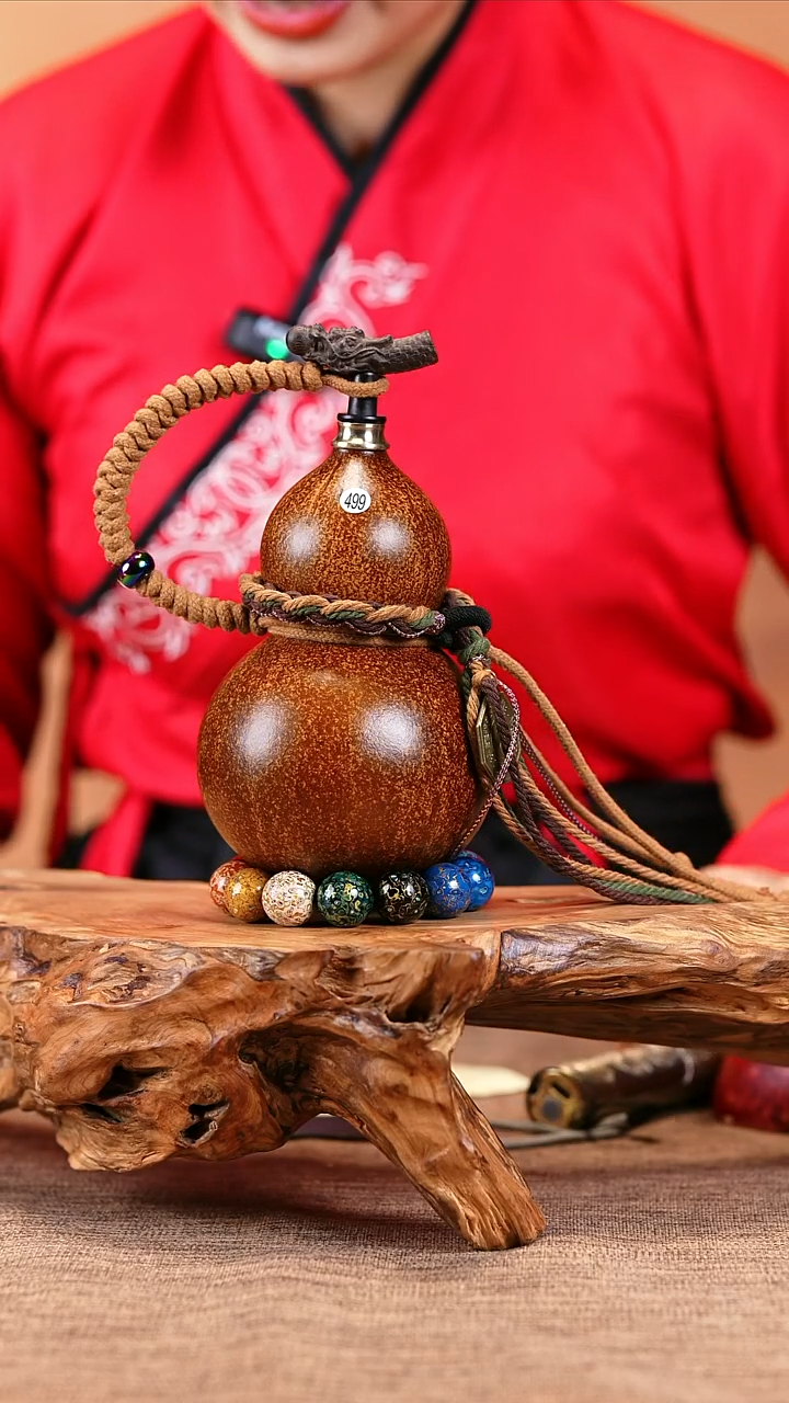 【闪购商品】499—光岳葫天然大漆酒葫芦不含漆珠