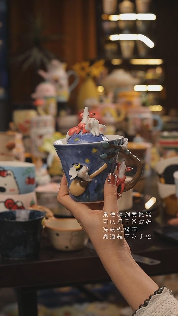 景德镇釉下彩绘设计师款式陶瓷