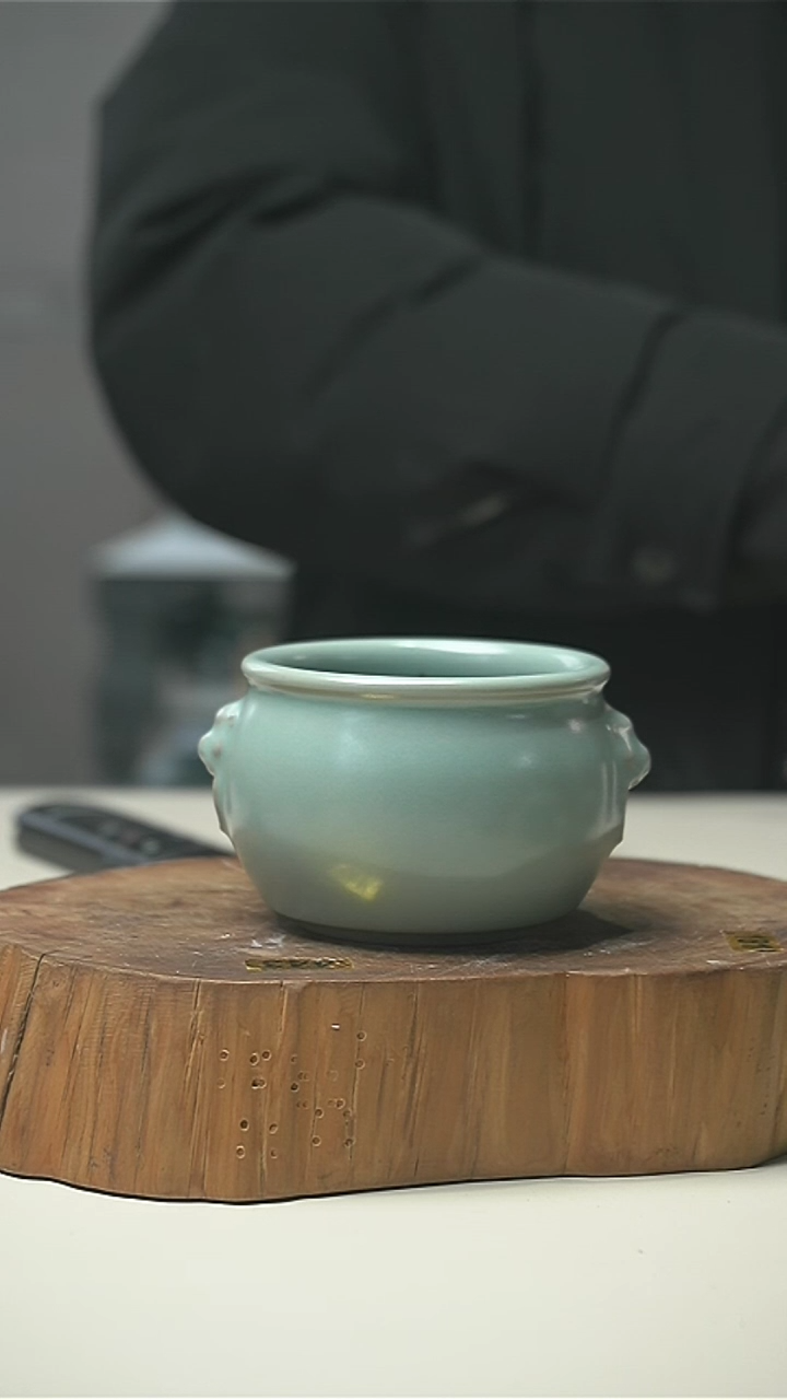 【闪购商品】君子汝瓷（福利）虎头杯55