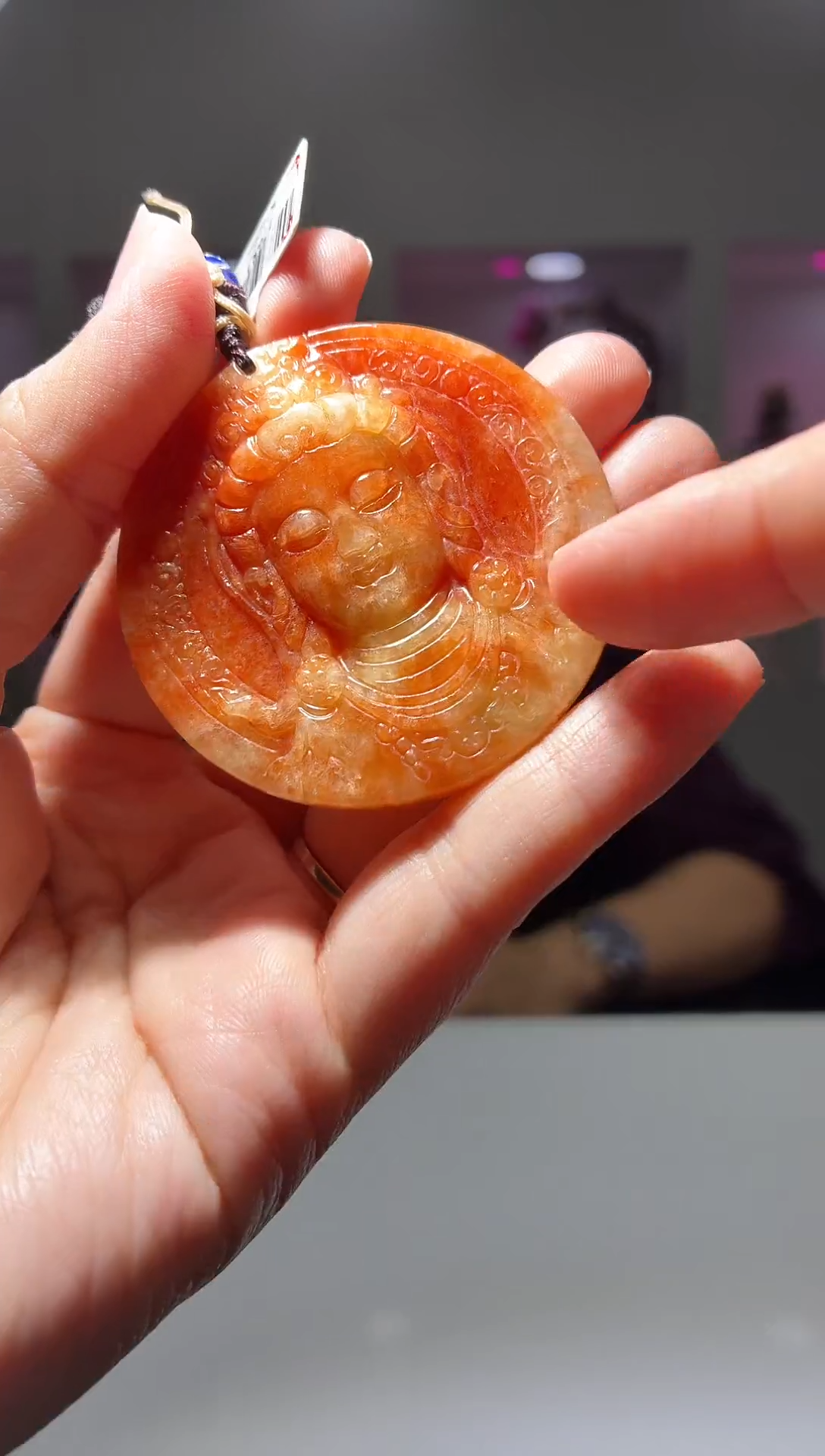 颈饰未镶嵌翡翠天然翡翠-08