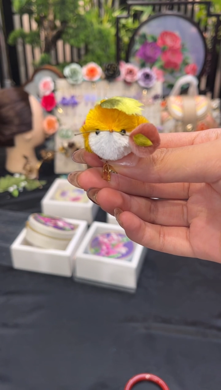 织绣C***苏非遗苏绣手工饰品