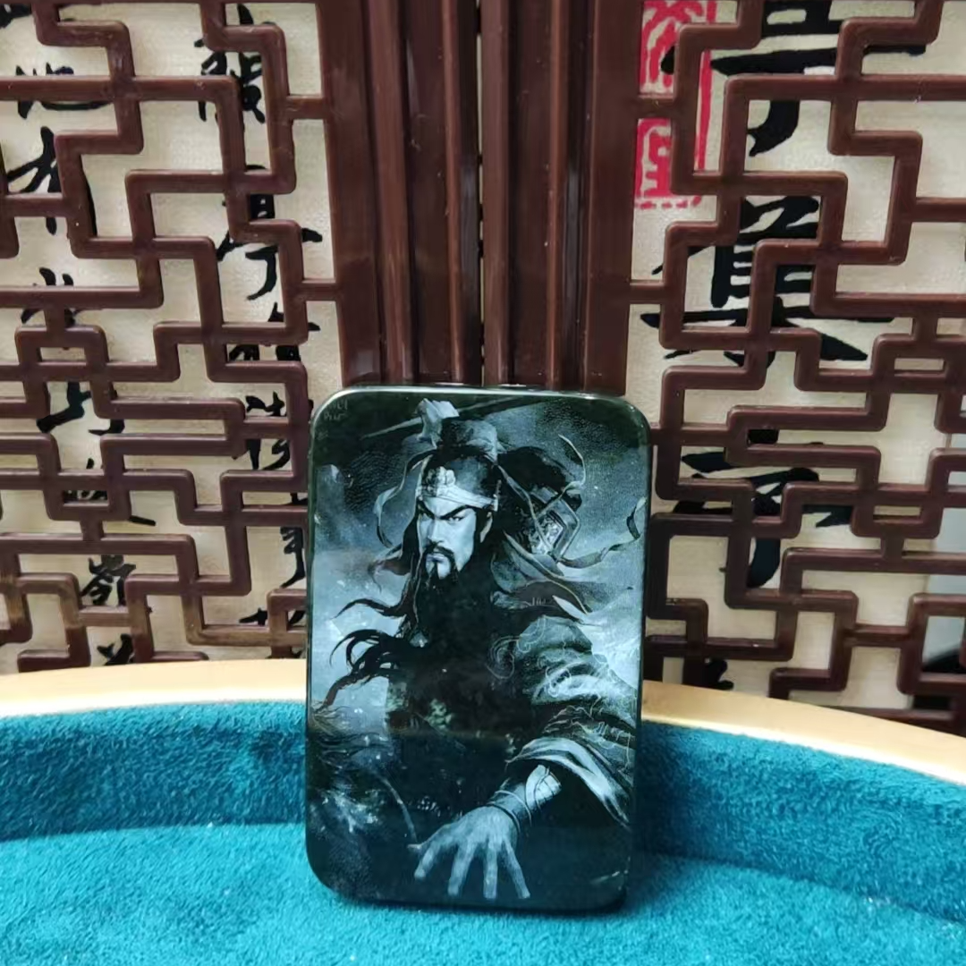 和田玉----关公吊坠