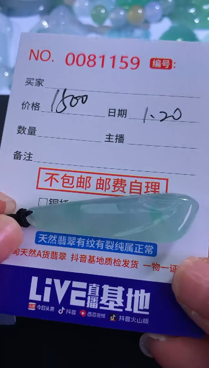 【闪购商品】翡翠颈饰未镶嵌！