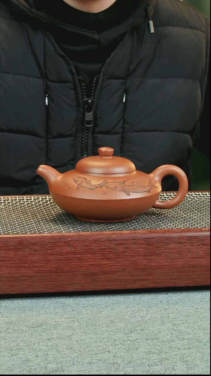 【闪购商品】紫砂茶壶五福临门紫砂