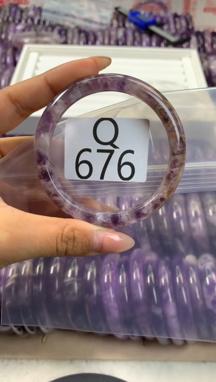 【闪购商品】水晶水晶手镯Q未镶嵌676-56