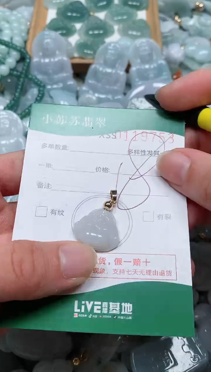 【闪购商品】翡翠颈饰未镶嵌闪购商品0119753