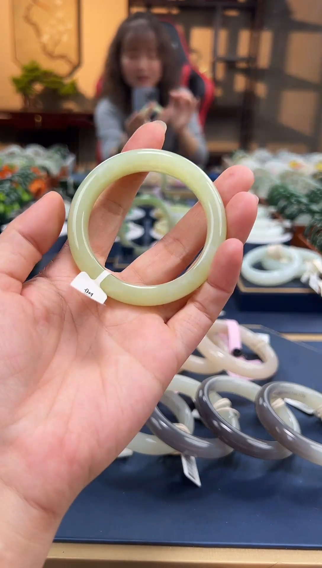 【闪购商品】和田玉手镯未镶嵌A0004-51