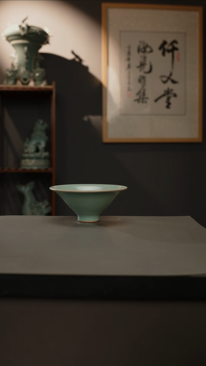【闪购商品】杯仿古釉原矿 斗笠