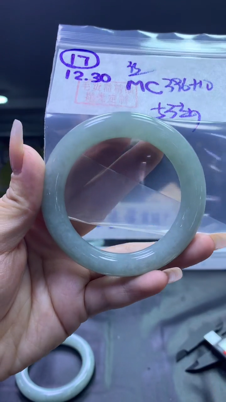 未镶嵌定制翡翠17圆条53丝+396元+拍一发一