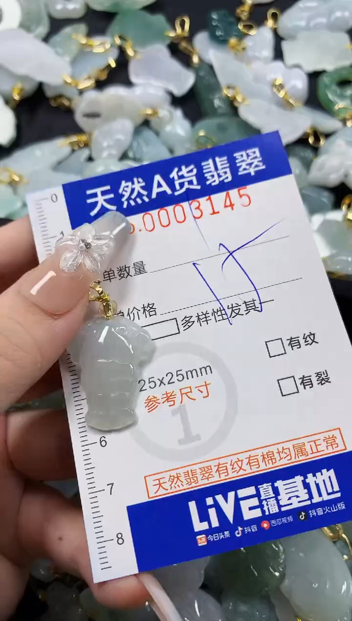 颈饰未镶嵌翡翠天然A货翡翠