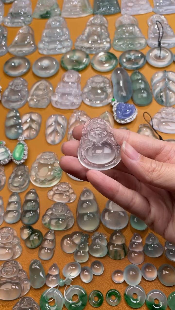 【闪购商品】翡翠颈饰未镶嵌财神36.9 26.9 6.9