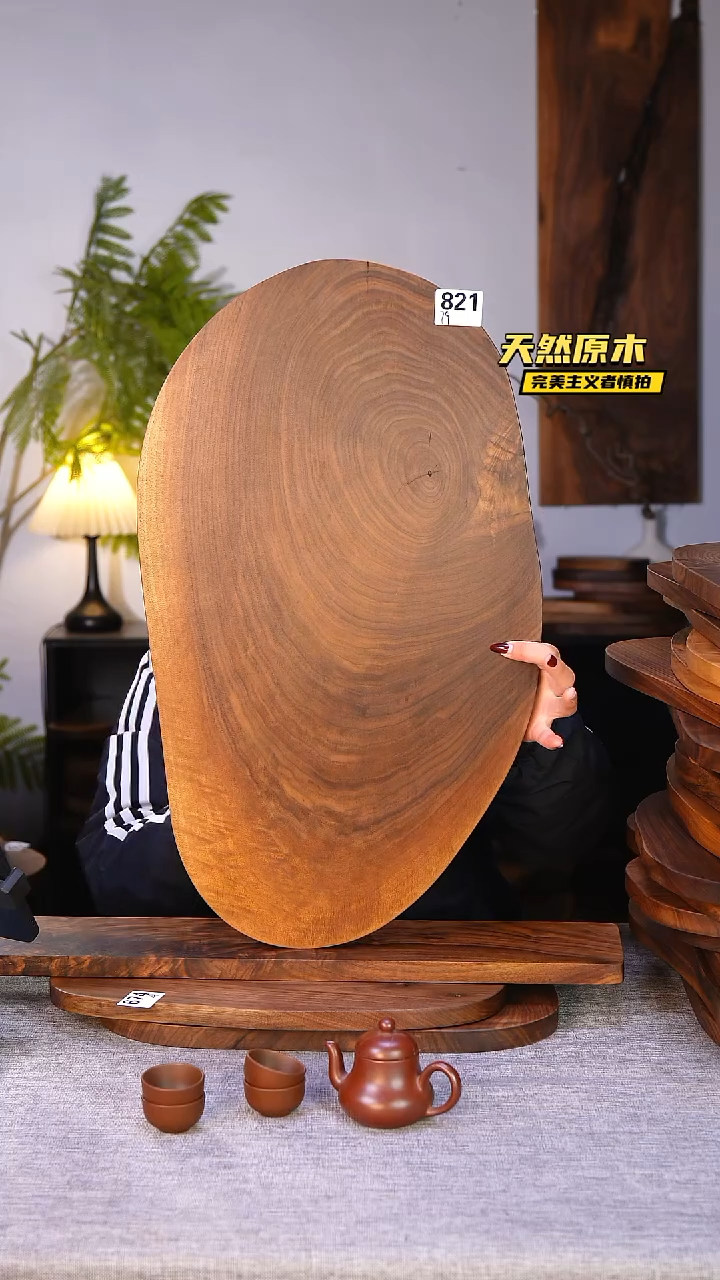 木北美黑胡桃原木.干裂疤结不属于商品质量问题完美主义者慎拍