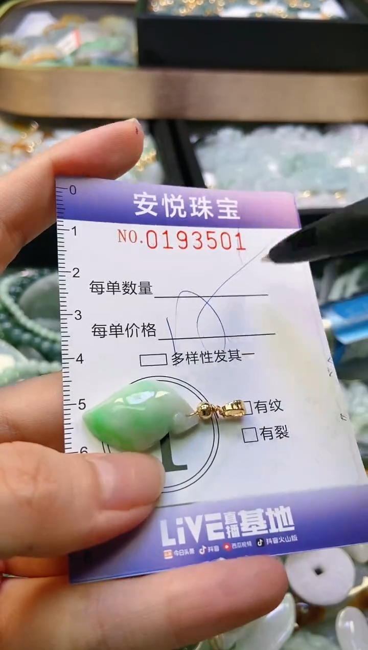 翡翠未镶嵌颈饰闪购0193501