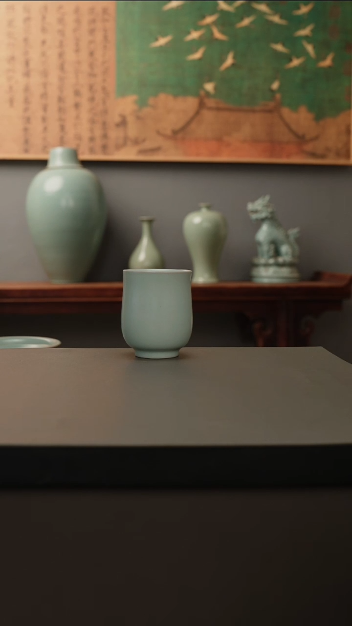 【闪购商品】杯仿古釉原矿  玉兰闻香