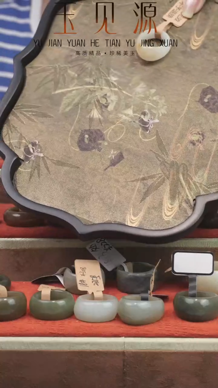 和田玉戒指未镶嵌如*19.1