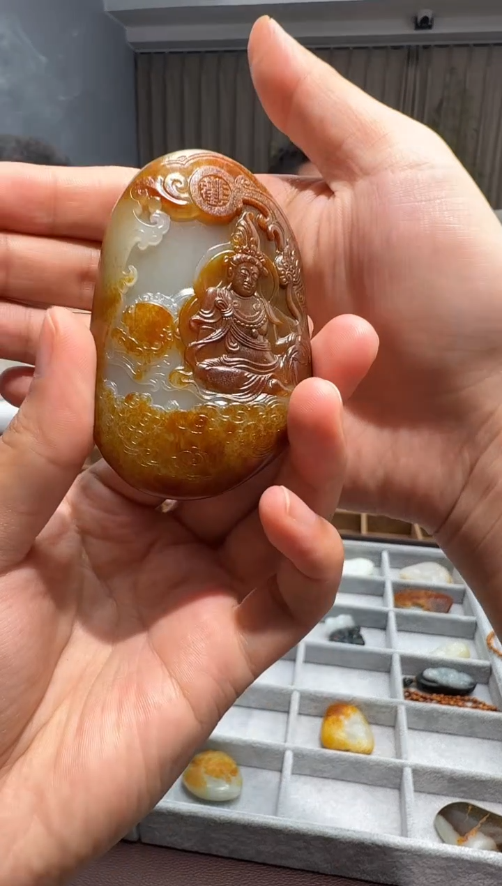 和田玉未镶嵌颈饰100赵磊8.8多样性拍一发一