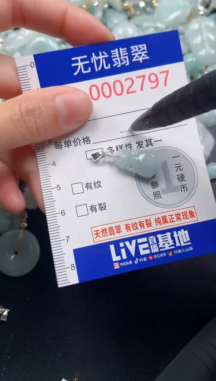 颈饰未镶嵌翡翠2797
