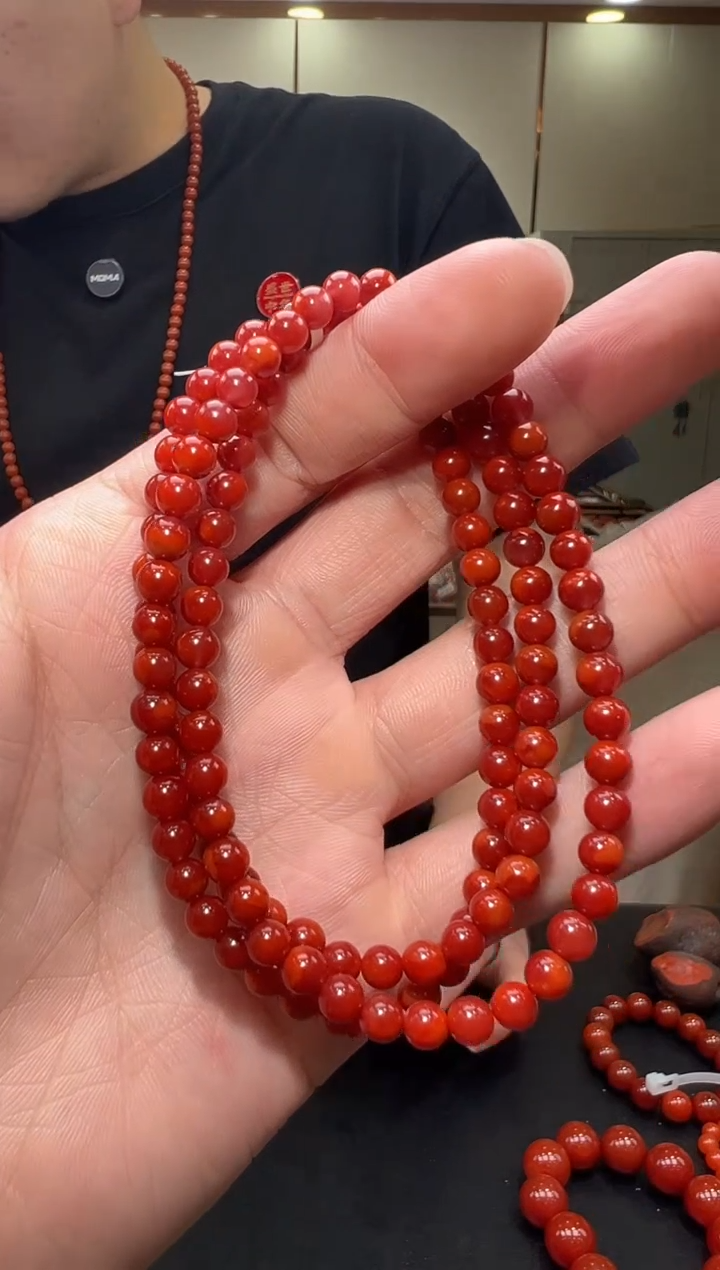 【闪购商品】南红玛瑙手链未镶嵌5mm/yz01600多样性发货