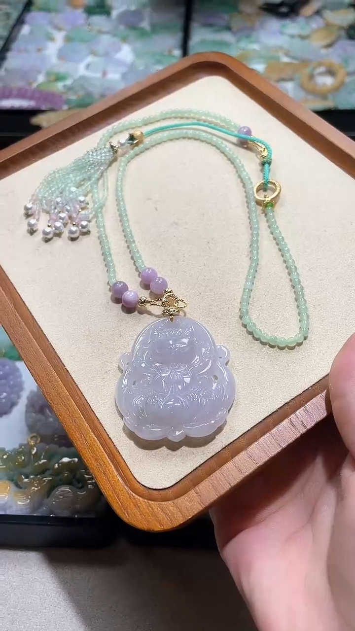 【闪购商品】翡翠颈饰未镶嵌吊坠