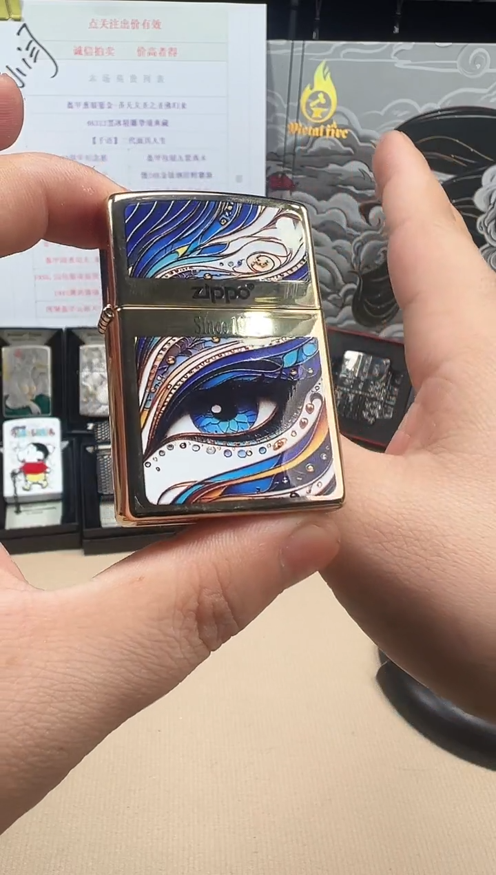 铜望穿秋水-双面商标起源镜面镀金