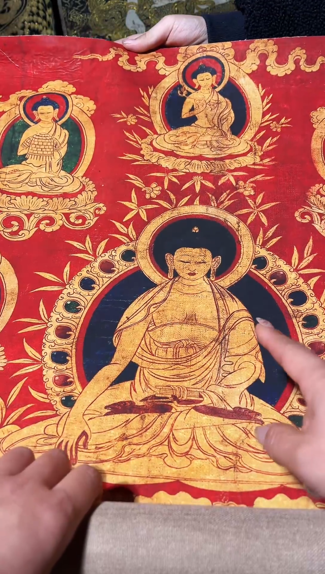 卷轴画东东唐卡tk16