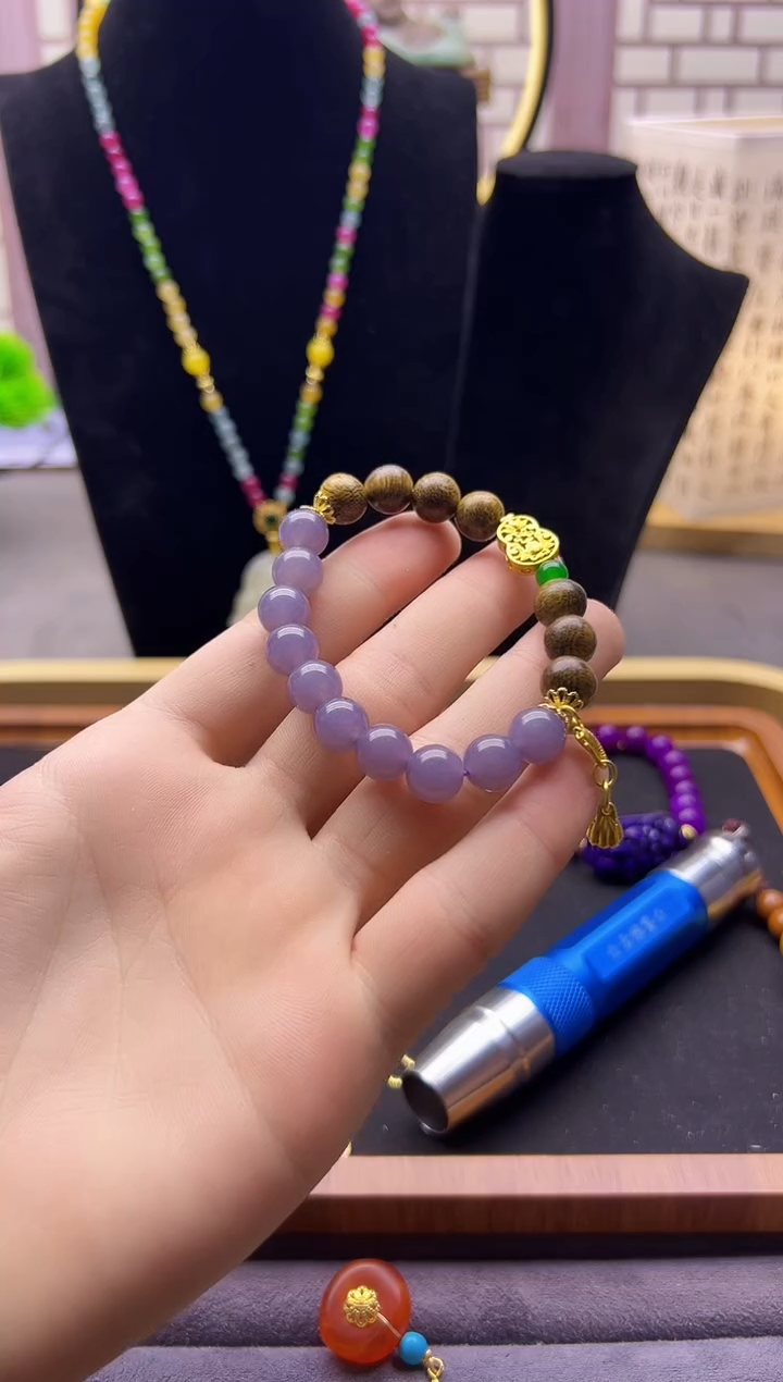 【闪购商品】和田玉颈饰14K金镶嵌S494       