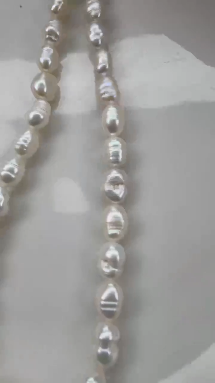 颈饰银S925镶嵌淡水珍珠1