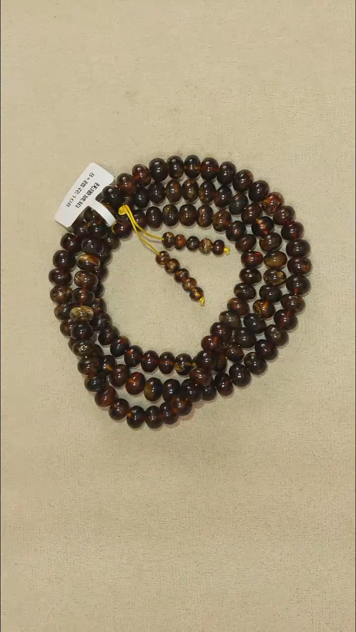 琥珀颈饰未镶嵌8M9-12