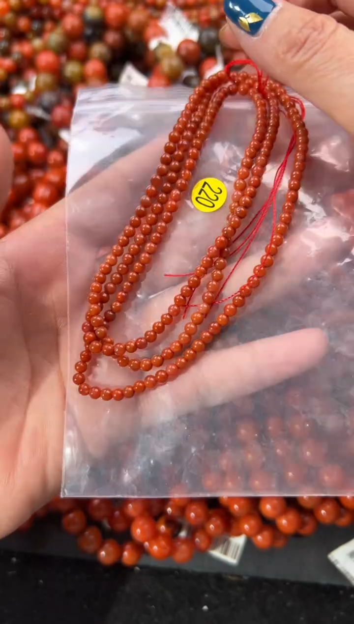 未镶嵌手串南红玛瑙3+