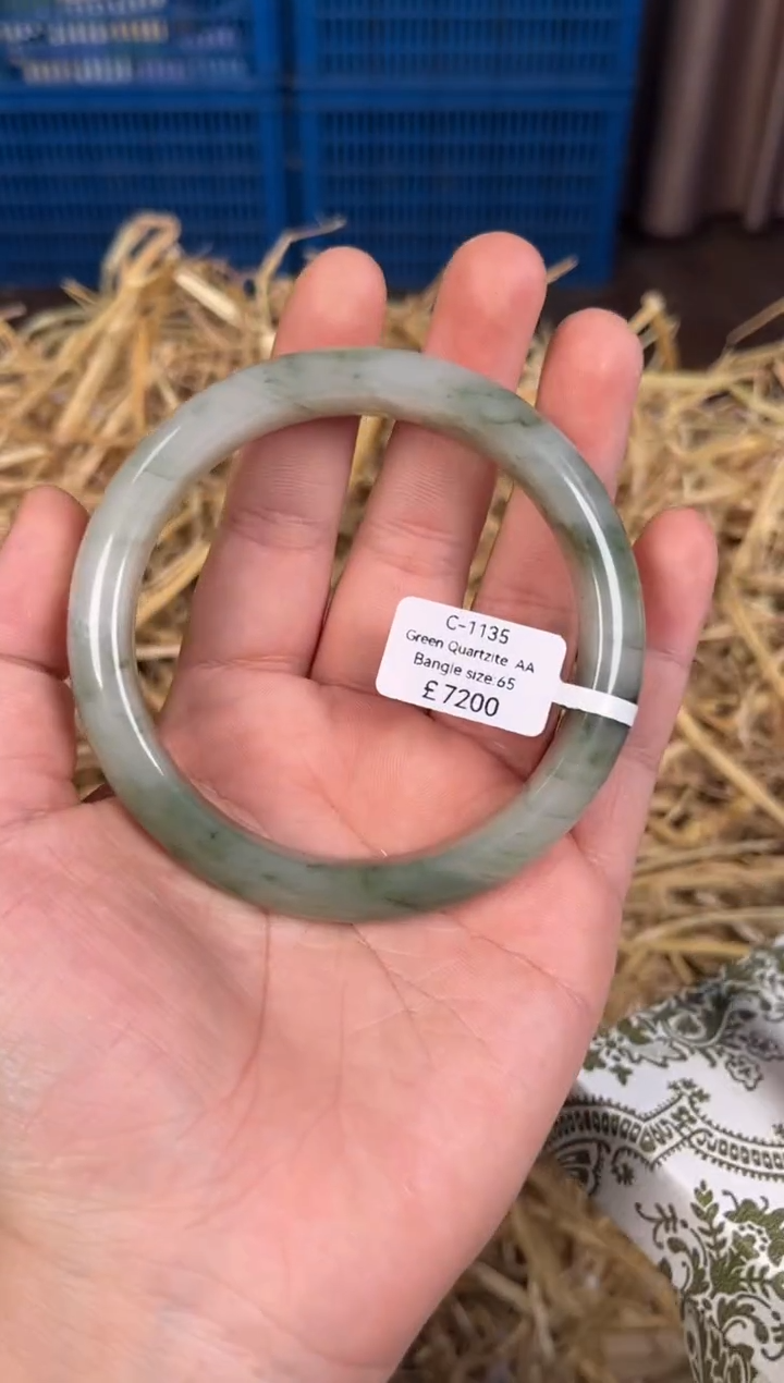 未镶嵌手镯石英质玉C1135