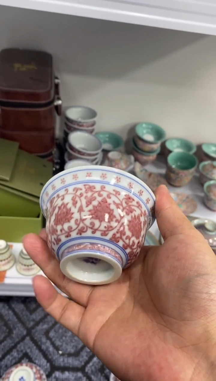 摆件陶景德陶瓷茶具容量约100