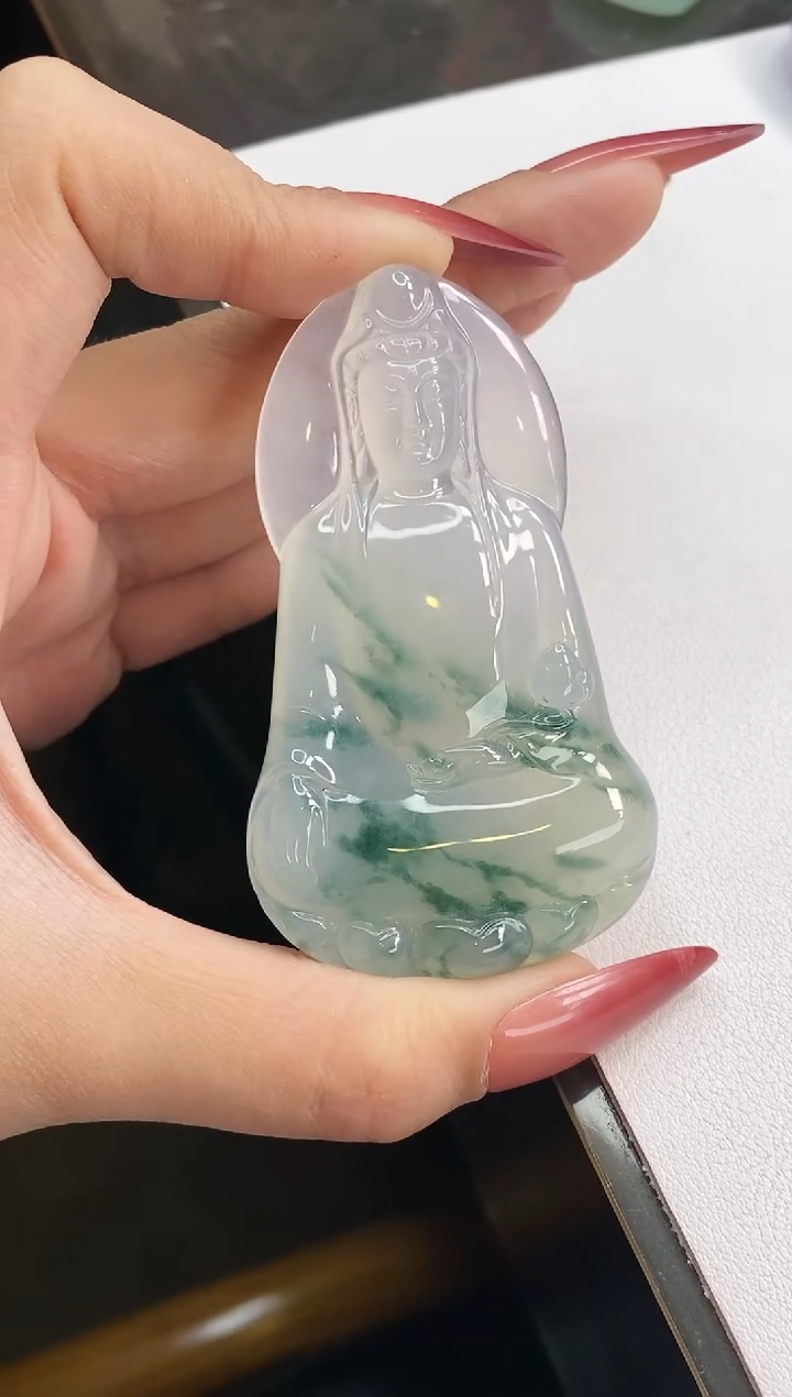 【闪购商品】翡翠颈饰未镶嵌观音