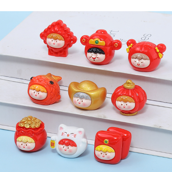 【直播拆双许愿】实色新年李四摆件