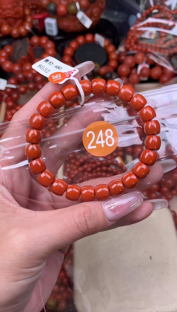 【闪购商品】南红玛瑙珠宝奇石合金248-9