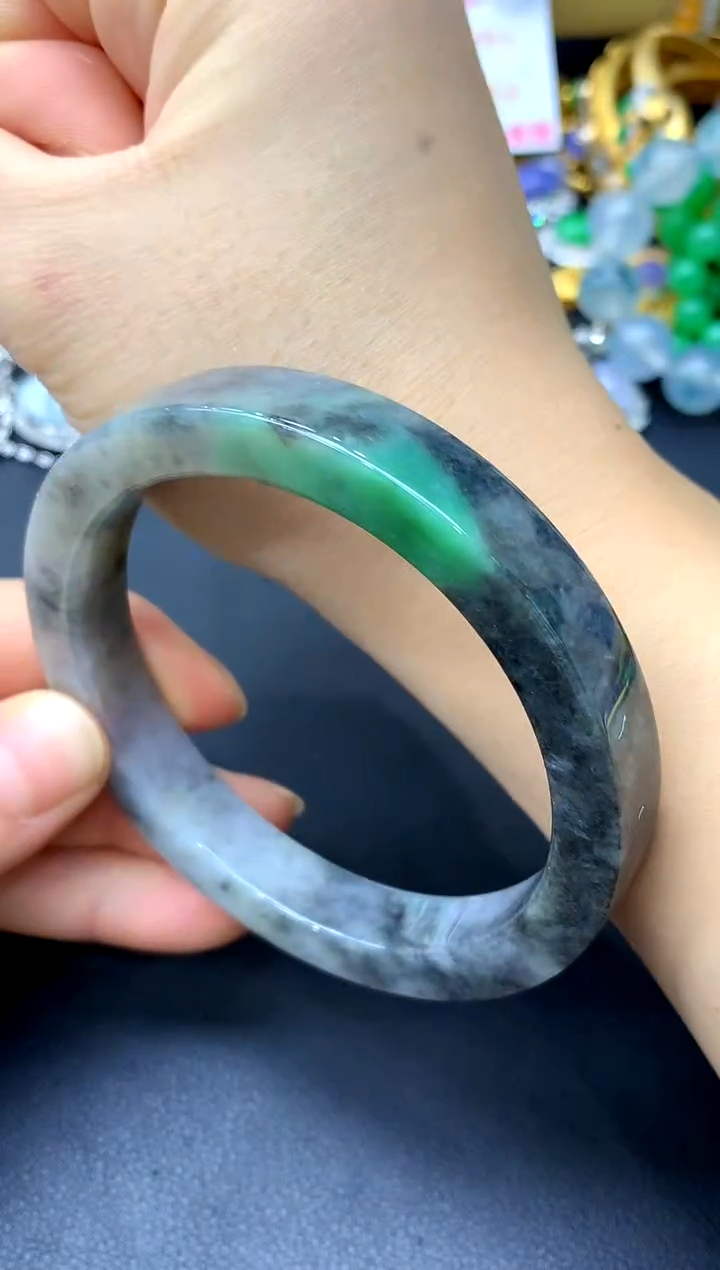 未镶嵌手镯翡翠46-中国好珍宝