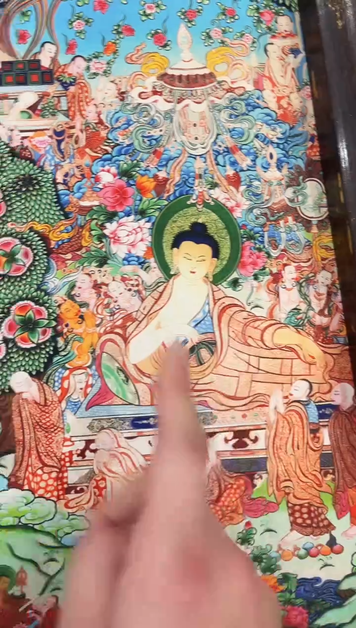 卷轴画唐卡16076