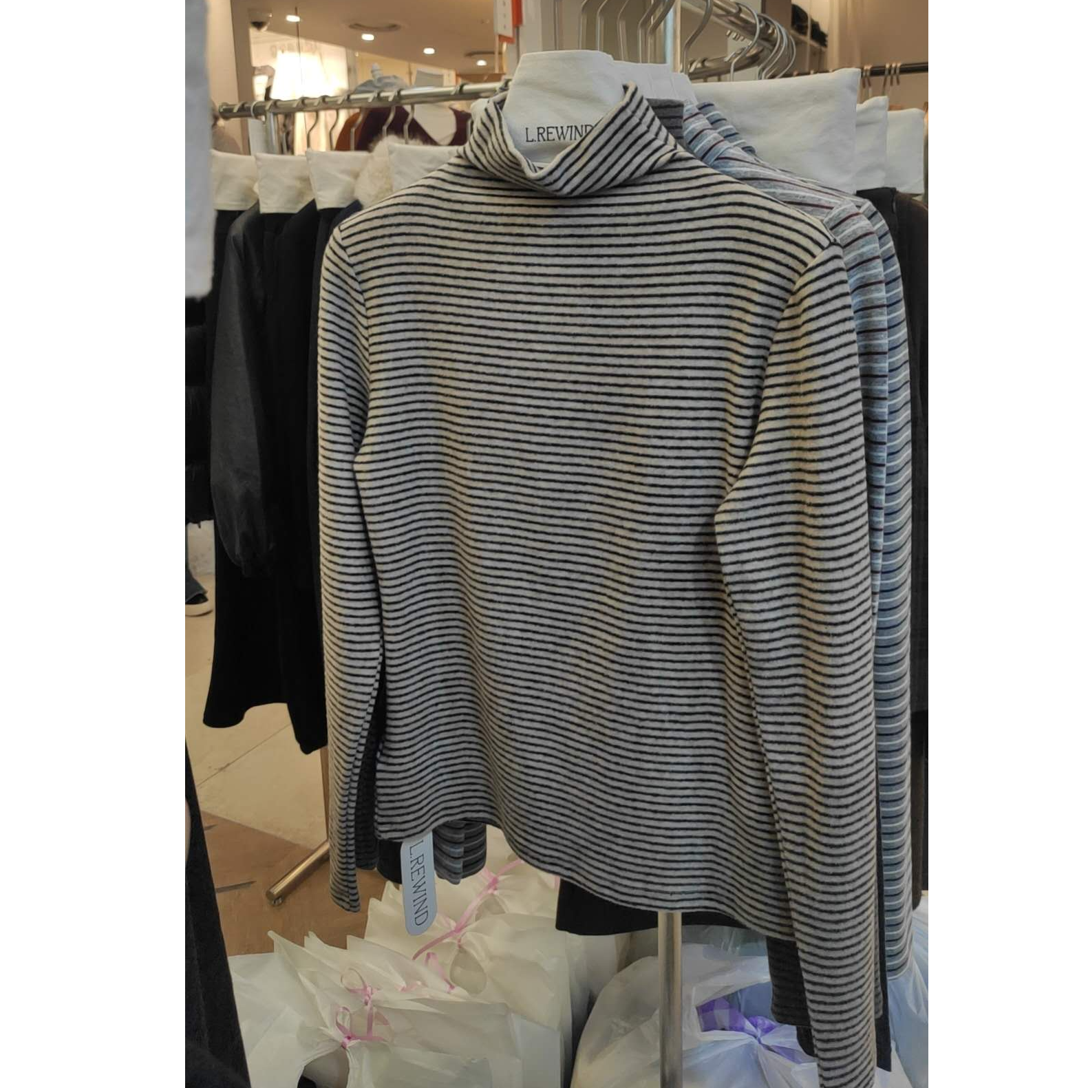 长袖T恤 Y-O-4E17 NO退换 接受再拍 条纹