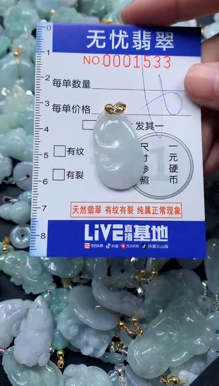 颈饰未镶嵌翡翠1533