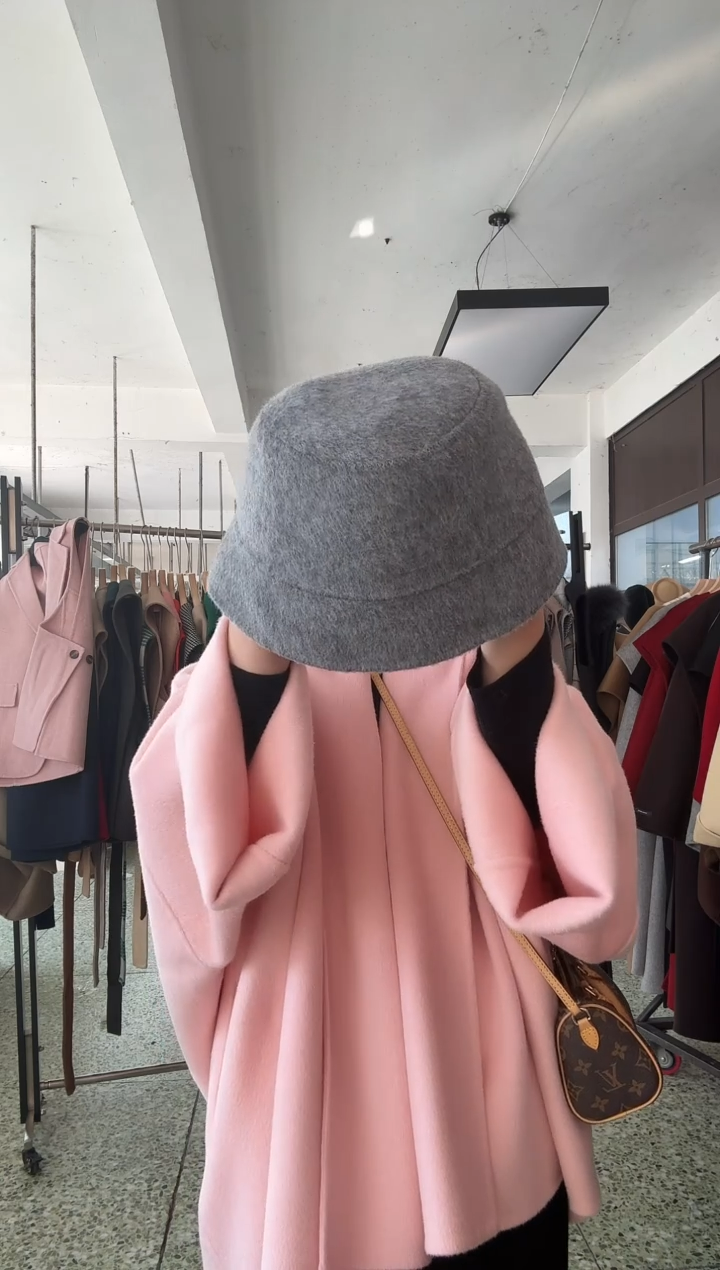 渔夫帽浅灰色的均码