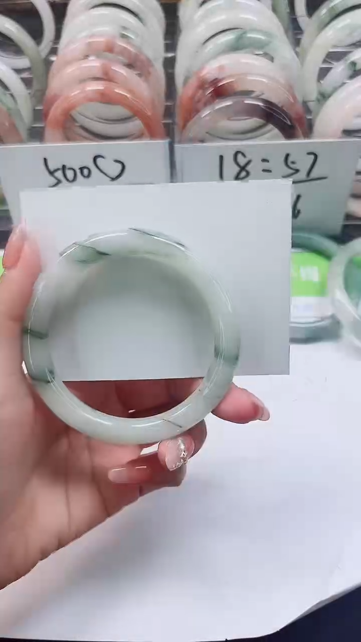 【闪购商品】石英质玉手镯未镶嵌A32-57/58