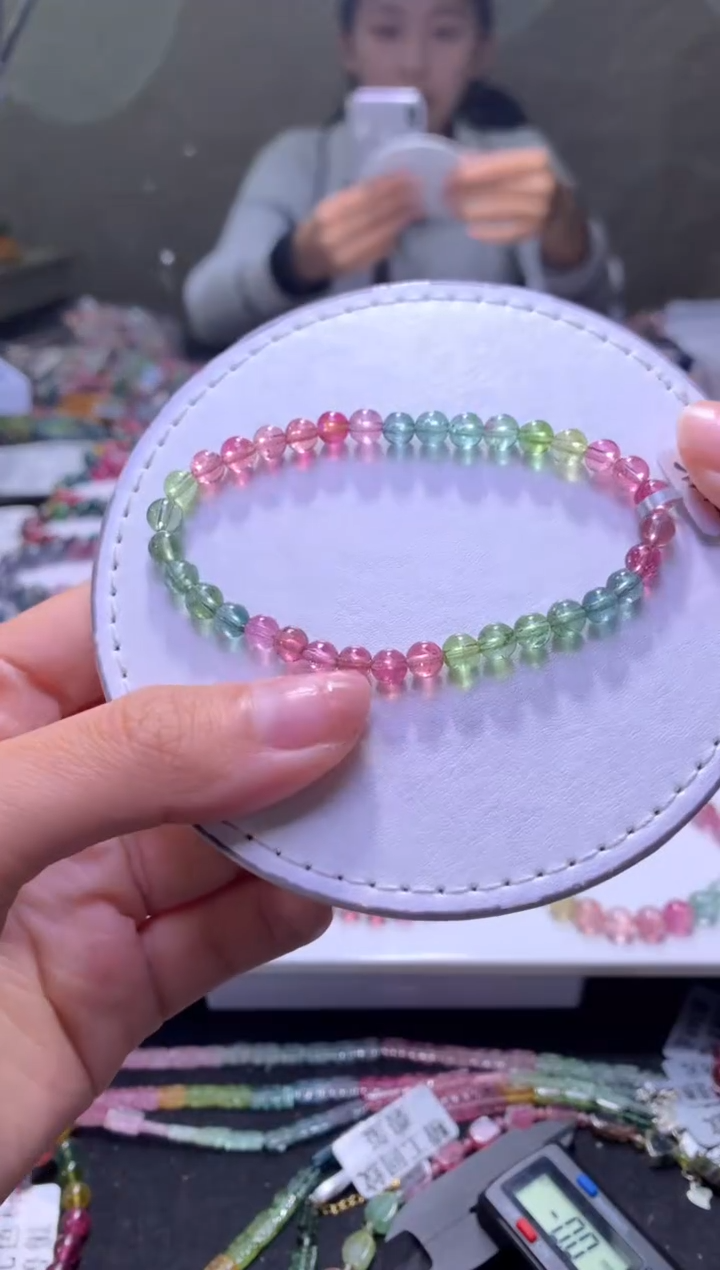 未镶嵌手串碧玺A80【天然碧玺】