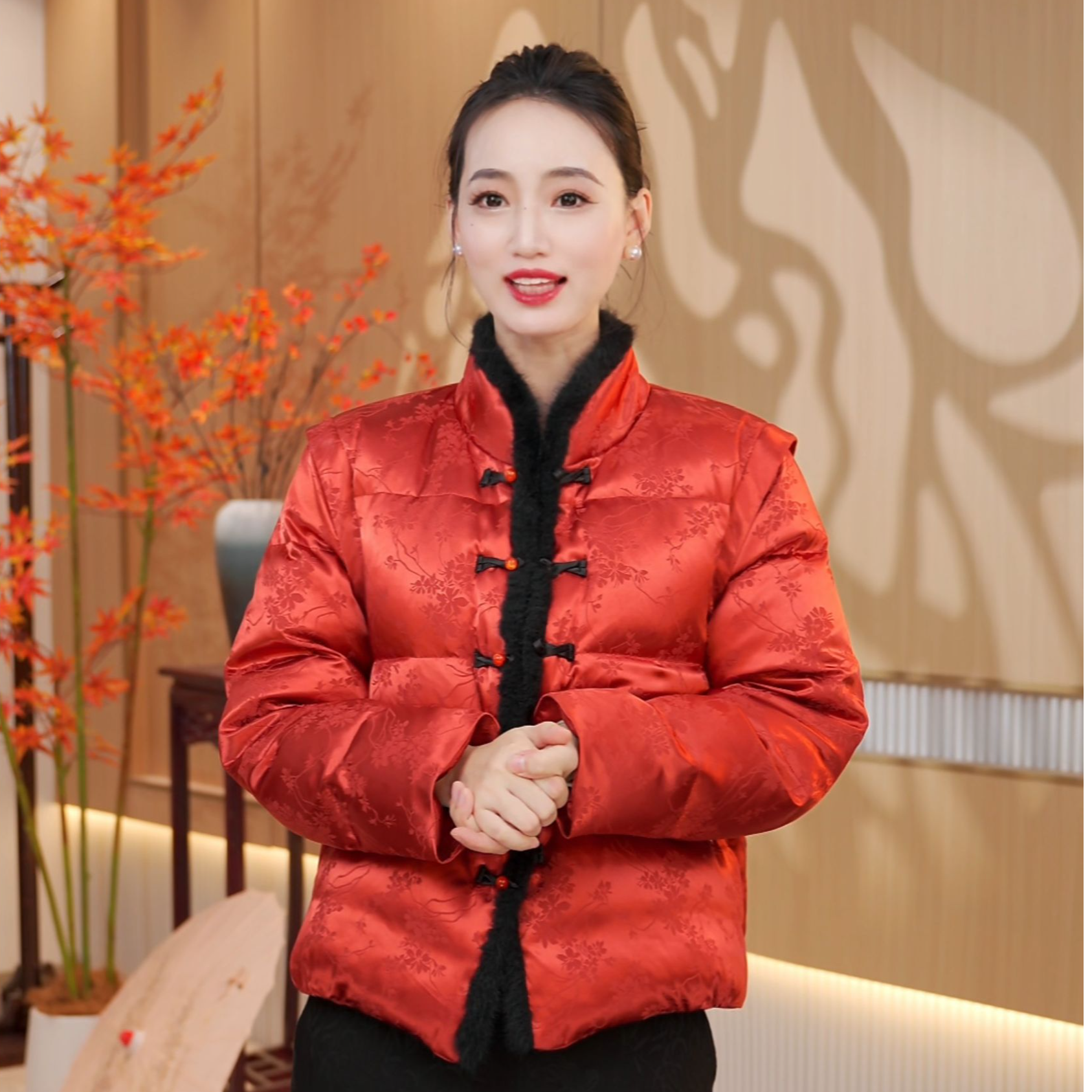 【SQ】冬季鹅绒服外套90白鹅绒防寒保暖休闲女装外套JX0306