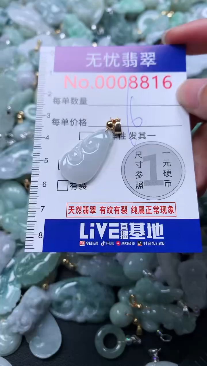 颈饰未镶嵌翡翠8816