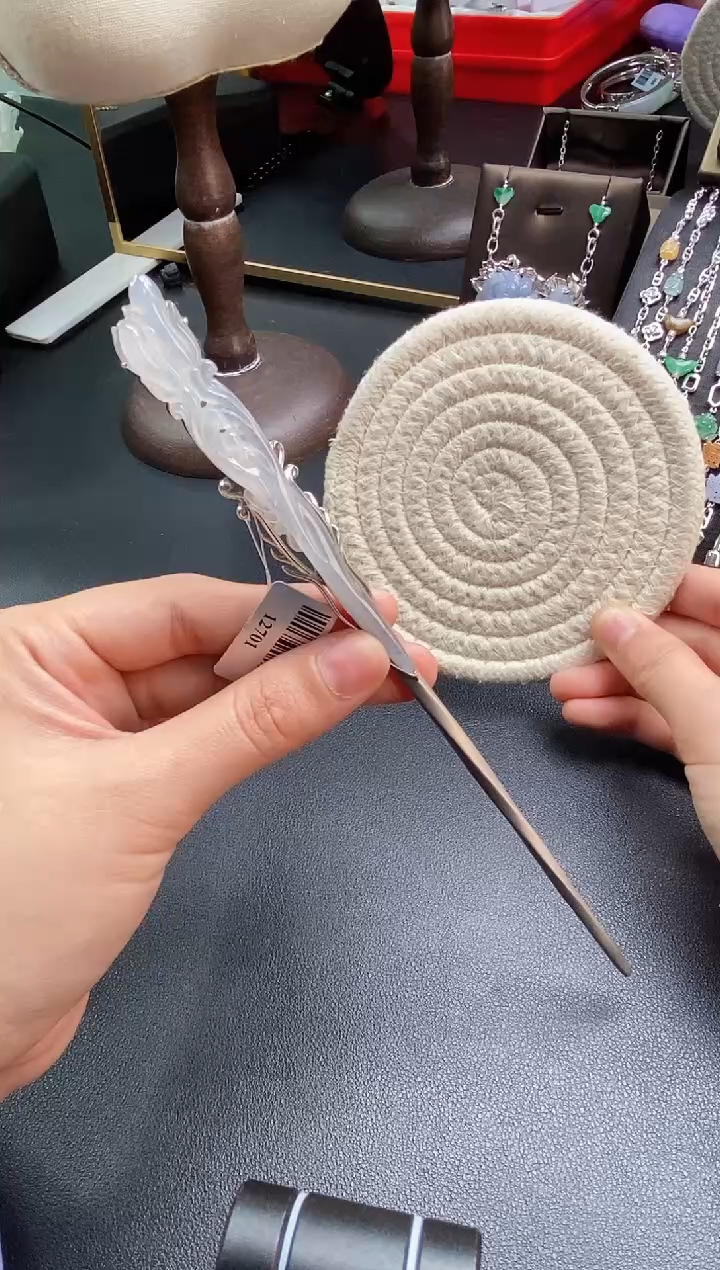 颈饰银S925镶嵌翡翠12701