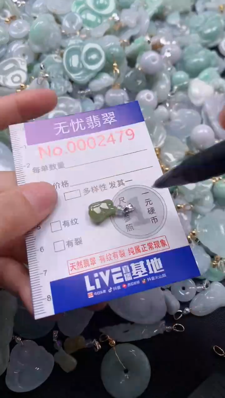 颈饰未镶嵌翡翠2479